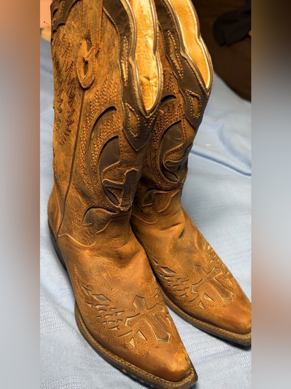 JB Dillon Women 7.5 Like New JBW2218 Western Boots Cowboy